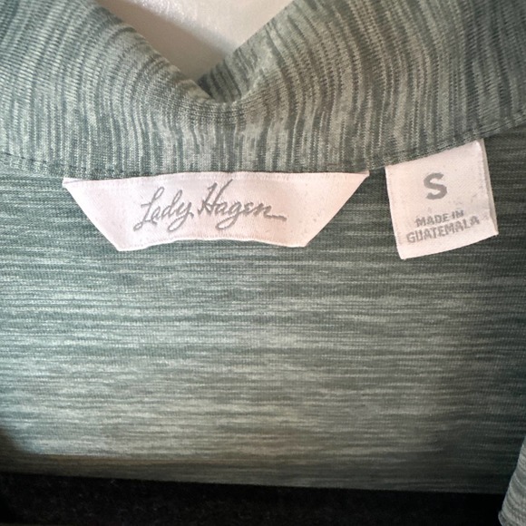 Lady Hagen Green Sleeveless Athletic Tank Top- size S - Picture 4 of 7